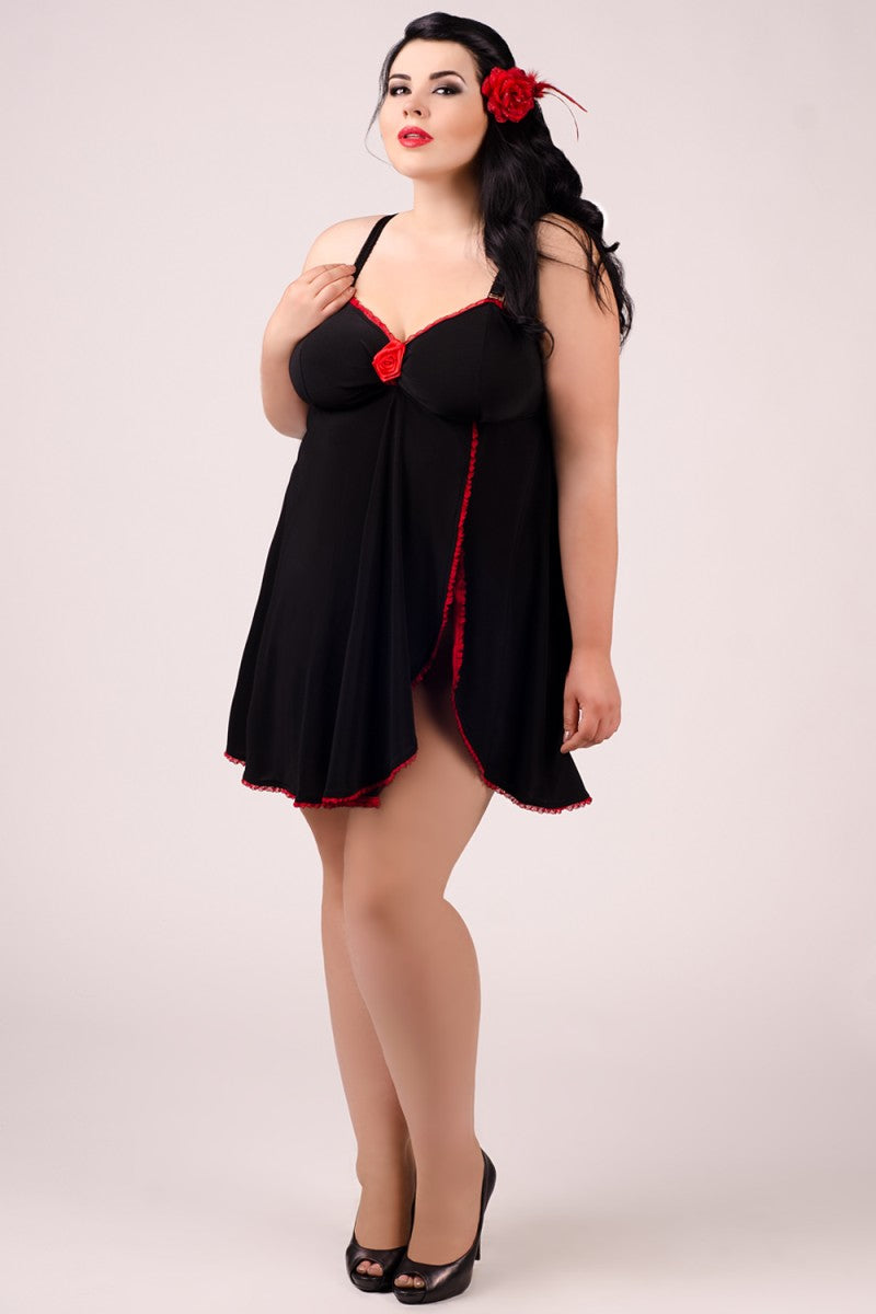 schwarzes Babydoll E/2009 von Andalea Dessous schwarzes Babydoll E/2009 von Andalea Dessous